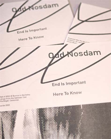 odd nosdam bandcamp|End Is Important .